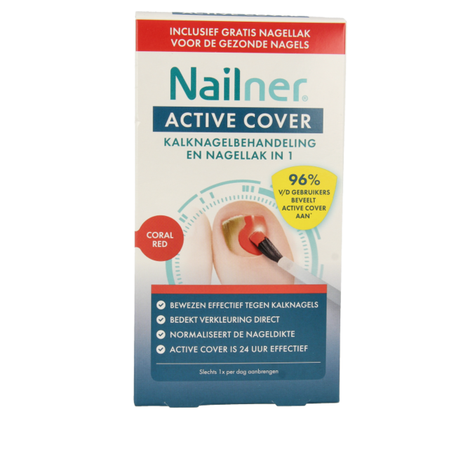 Nailner Active Cover Red 1 Zestaw