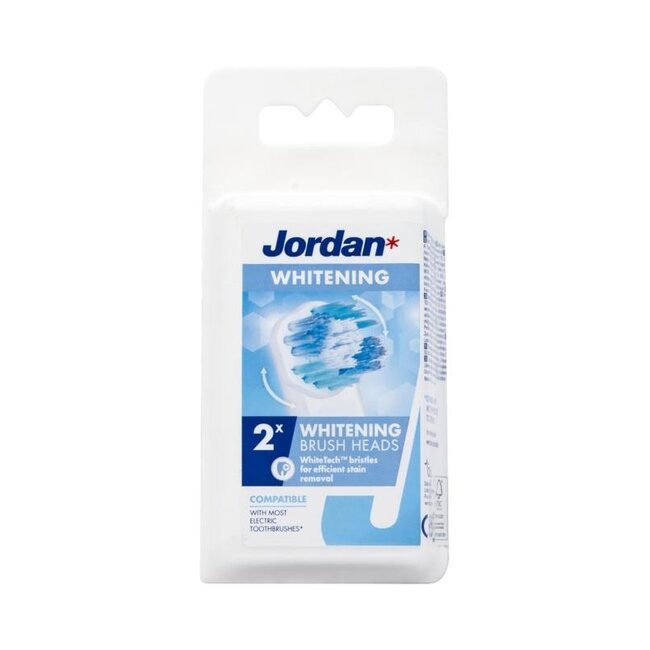 Końcówki do szczoteczki Jordan White (2 sztuki)