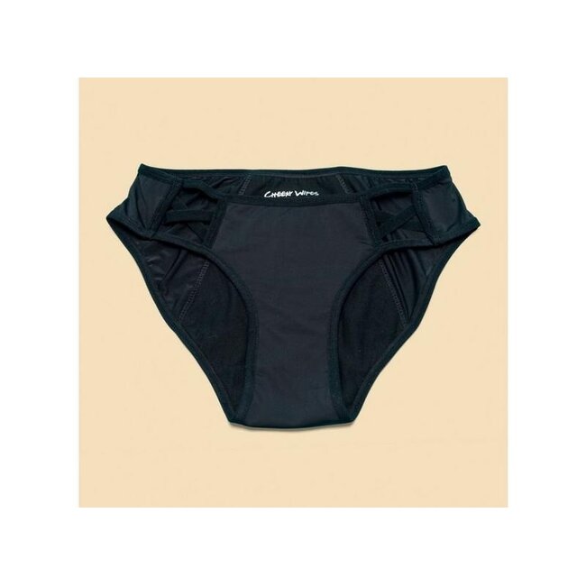 Bragas menstruales Cheeky Wipes Feeling Sassy negro talla 36-38 1 unidad
