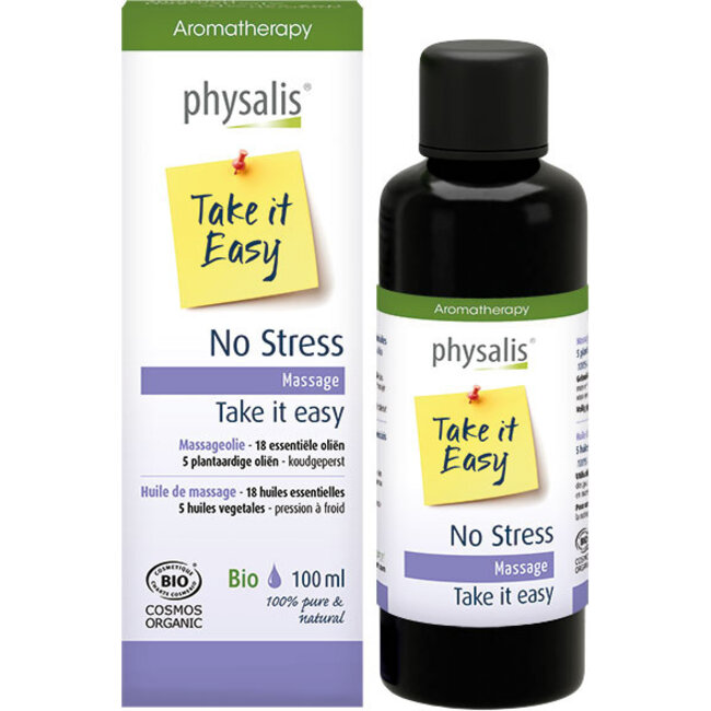 Physalis Massageolie no stress bio 100 Milliliter