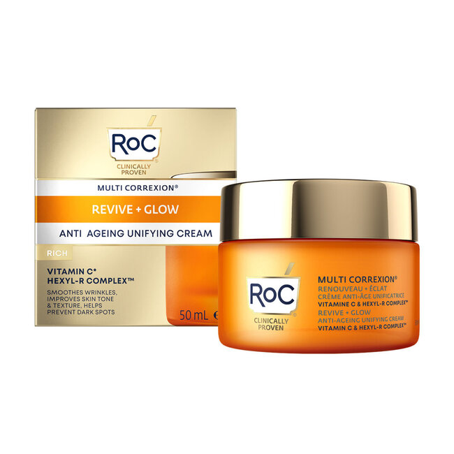 RoC Multi Correxion Revive + Glow Anti-Ageing Rich Cream 50ml