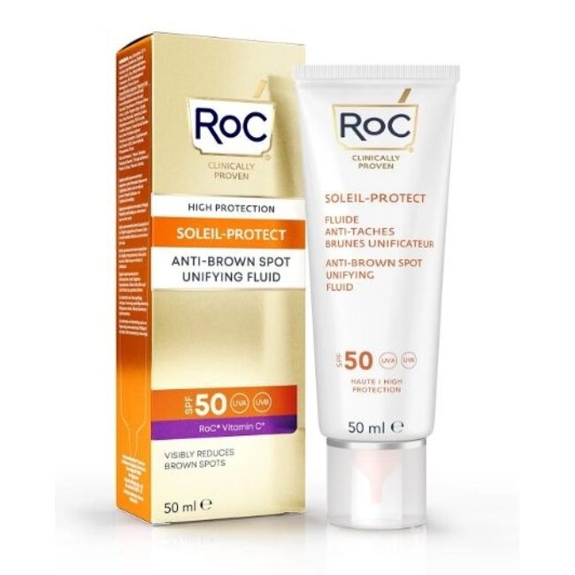 ROC Soleil Protect fluid przeciw przebarwieniom SPF50+ 50 mililitrów