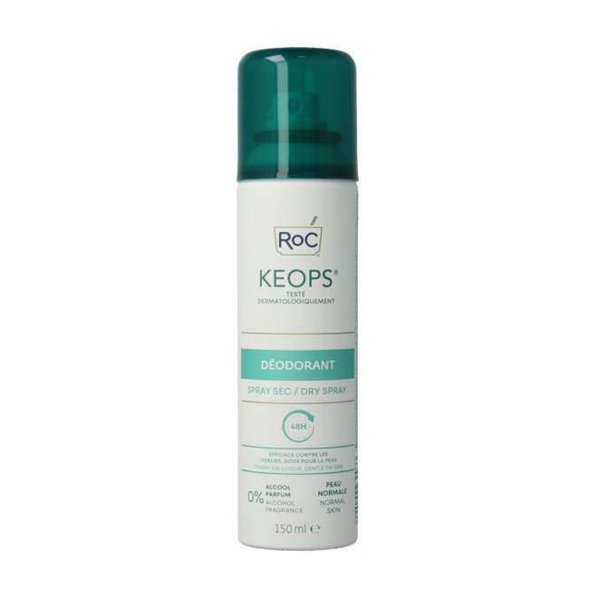 ROC Keops Deodorant Spray Dry 150 Milliliter