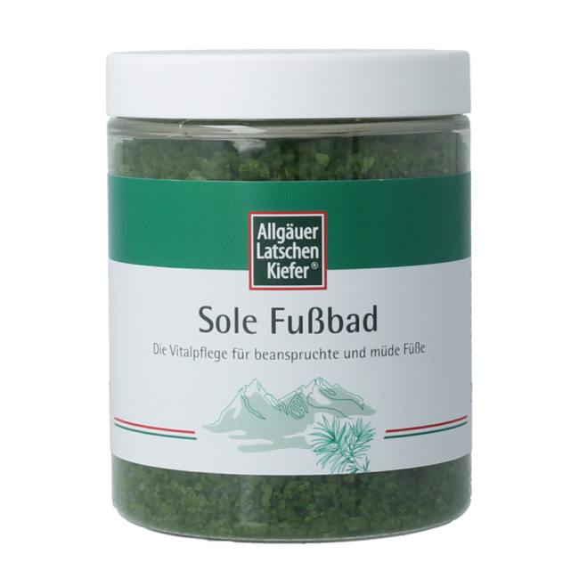 Bain de pieds minéral Allgauer Latshen Kiefer Allgasan 350 g
