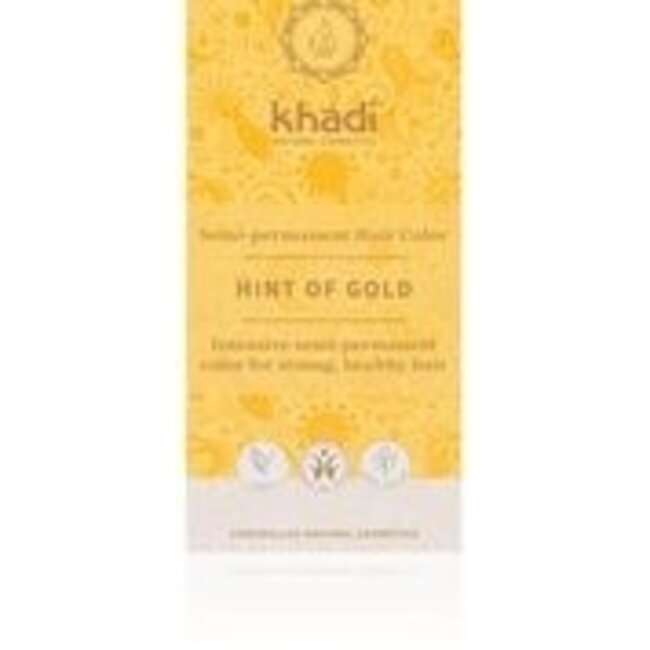 Khadi Pflanzenhaarfarbe Goldhauch 100 Gramm