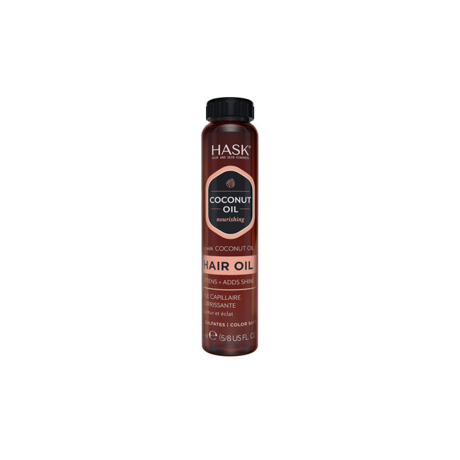 HASK Huile de brillance nourrissante à l'huile de coco de monoï 18 ml