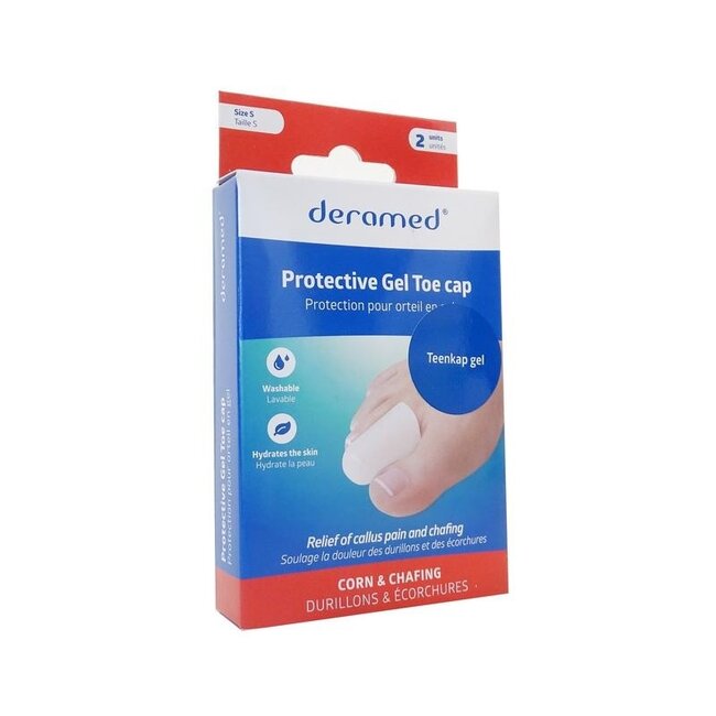 Deramed Gel Toe Cap Size S 2 Pieces