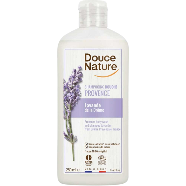 Douce Nature Gel douche & shampooing lavande provence bio 250 ml