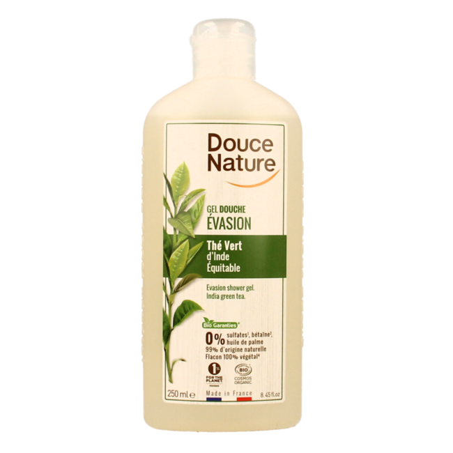 Douce Nature Duschgel Evasion Grüner Tee Bio 250 Milliliter