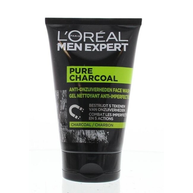 Men Expert Pure Charcoal Gesichtsreiniger 100 Milliliter