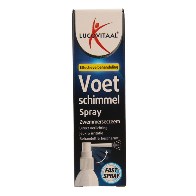 Lucovitaal Spray contre les mycoses des pieds et le pied d'athlète 25 ml