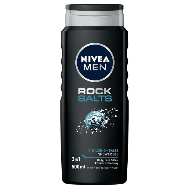 Gel de ducha para hombre Rock Salts 500 ml