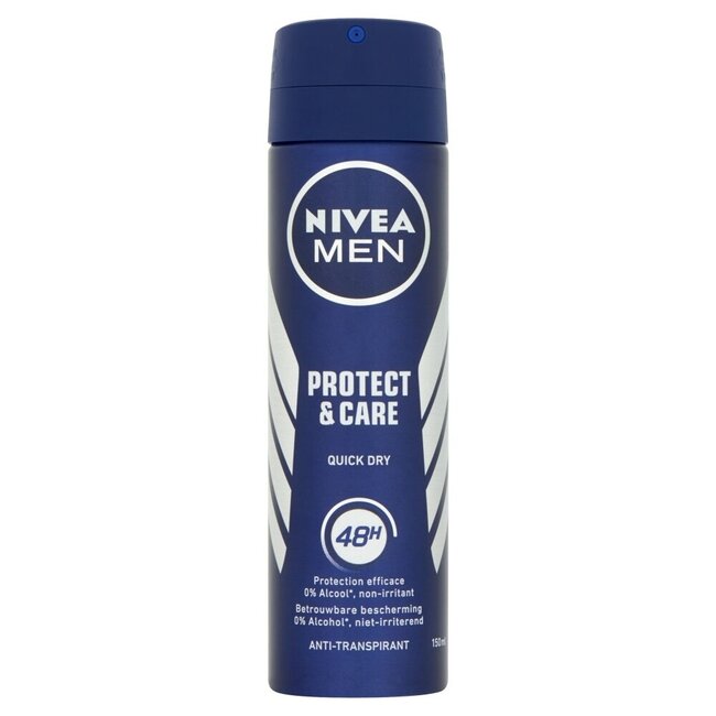 Nivea Men Deodorant Spray Protect & Care 150 Milliliter
