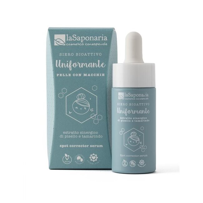 La Saponaria Serum bio actief egale stralende teint 15 Milliliter