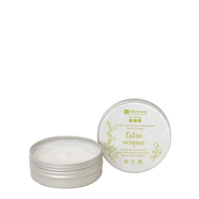 La Saponaria Handcreme extra vergine olijfolie 60 Milliliter