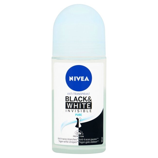 Nivea Dezodorant w kulce Invisible Black & White Pure 50 Mililitrów