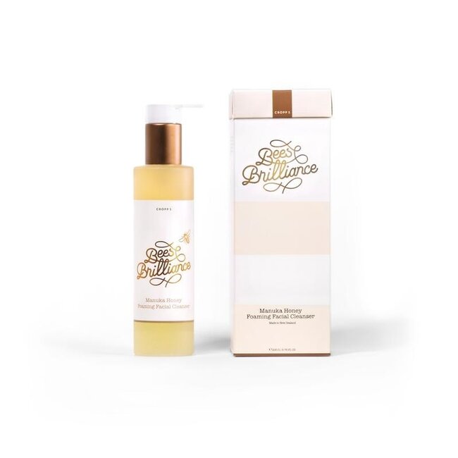 Detergente viso schiumogeno al miele di Manuka Bees Brilliance 200 Millilitri