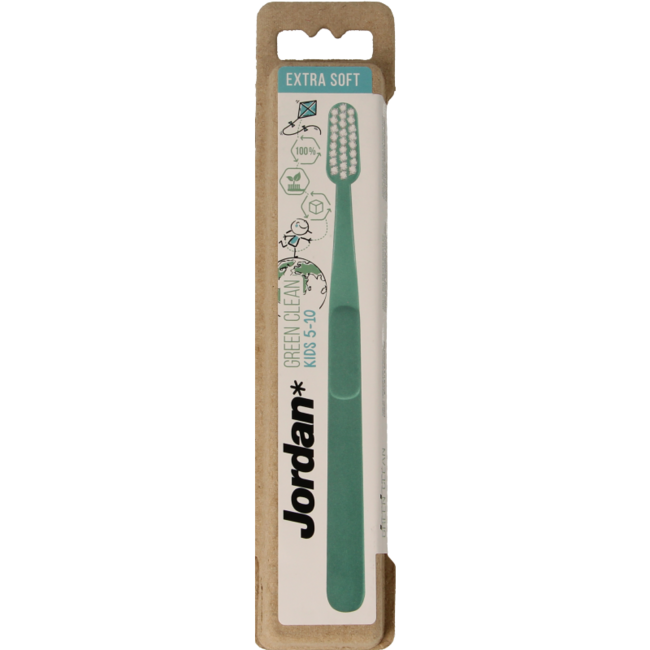 Tandenborstel green clean kids extra soft 1 Stuks