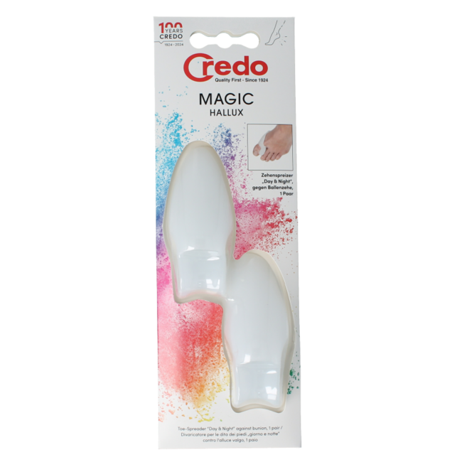 Separador de dedos Credo Magic Hallux día y noche, 1 par