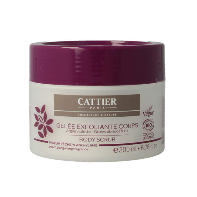 Cattier Peach and Ylang Ylang Body Scrub 200ml