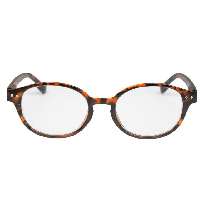 Gafas de lectura IBD mate Havana redondas +2.50 1 unidad