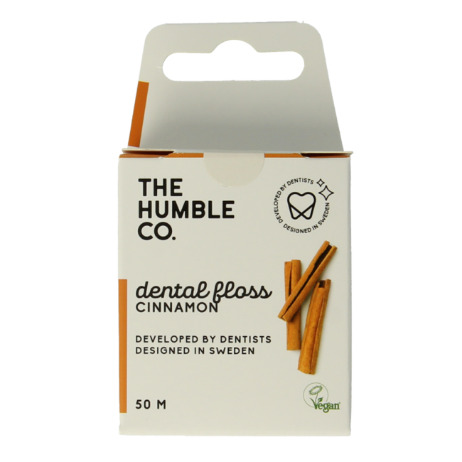 The Humble Co Cinnamon Dental Floss 50m 1 Piece