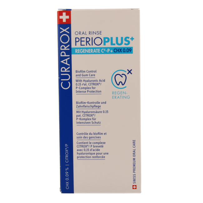 Curaprox Perio plus regenerate CHX 0.09 200 Mililitrów