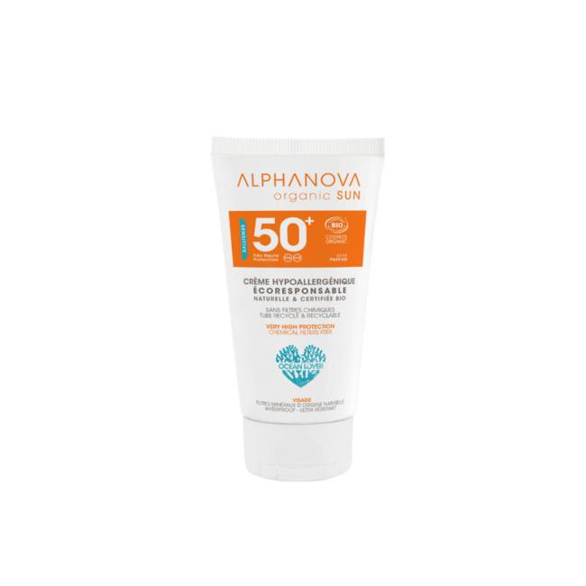 Alphanova Sun Crème solaire bio SPF50+ waterproof 50 grammes