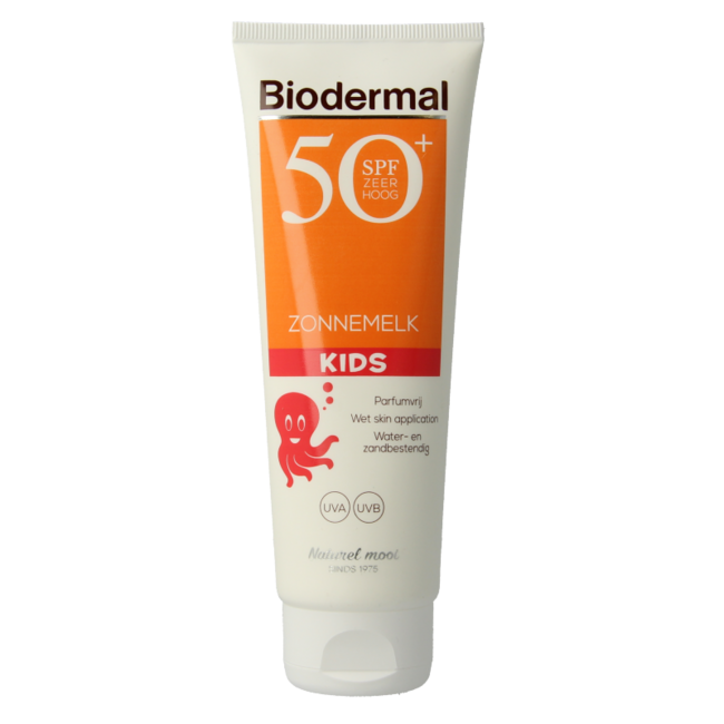 Biodermal Sonnenmilch Kinder LSF 50+ 125 Milliliter