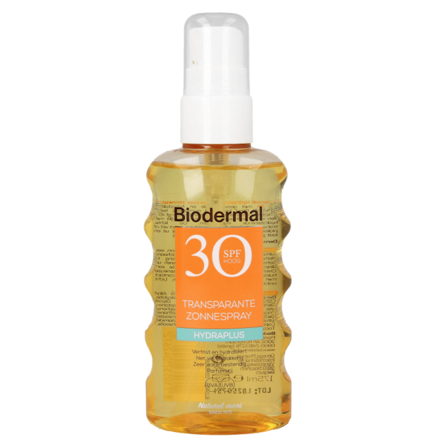 Biodermal Przezroczysty Spray Hydraplus SPF30 175 Mililitrów