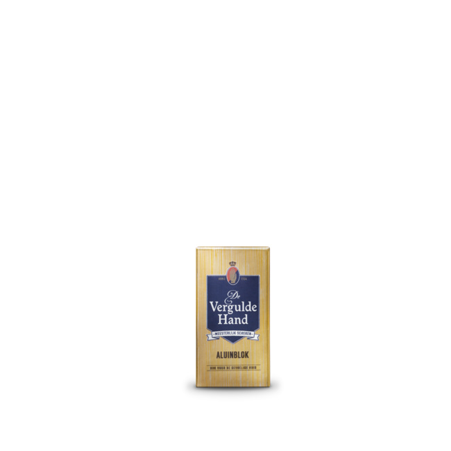 Vergulde Hand Alum Block 75g
