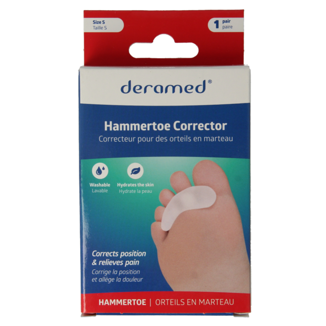 Deramed Correcteur d'orteils en marteau taille S 1 pièce