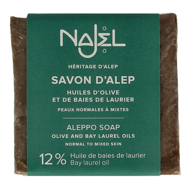 Aleppo-Seife Olivenöl 12 % 200 Gramm