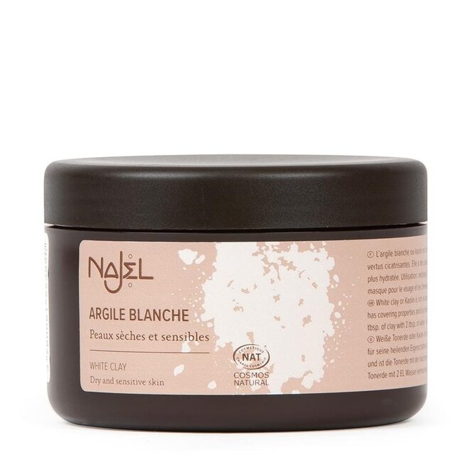 Maschera viso Najel Aleppo all'argilla bianca 90 Grammi