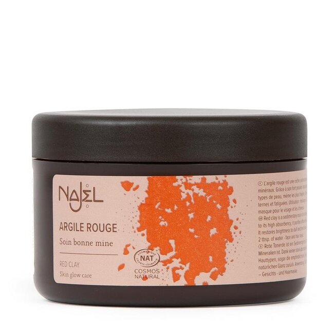 Najel Aleppo Masque visage à l'argile rouge en poudre 150 g