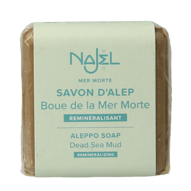 Najel Aleppo Aleppo zeep scrub dode zee klei 100 Gram