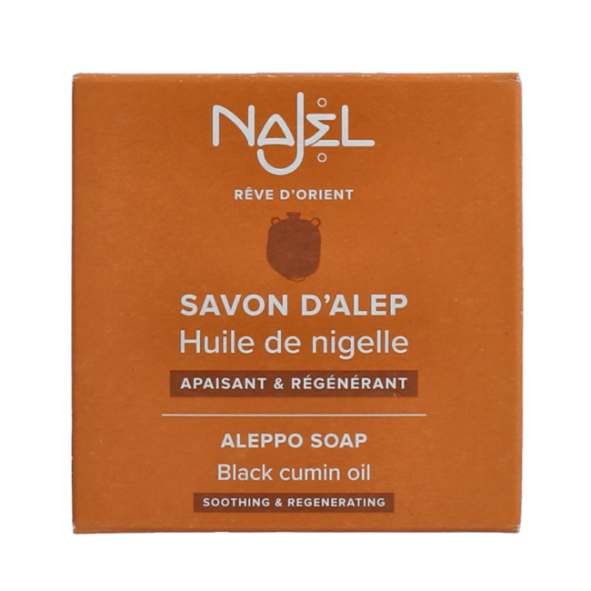 Najel Aleppo Aleppo zeep nigella olie zwarte komijn 100 Gram