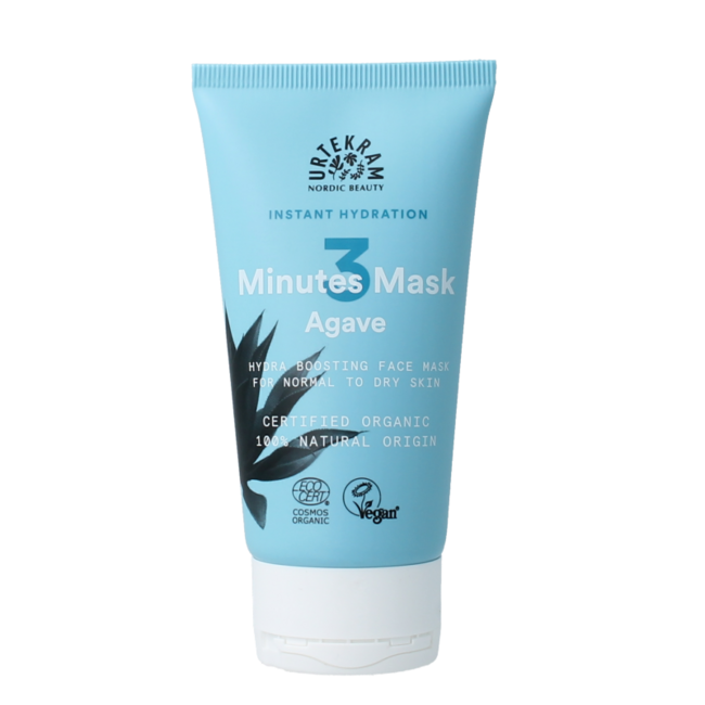Mascarilla facial hidratación inmediata bio Urtekram 75 ml
