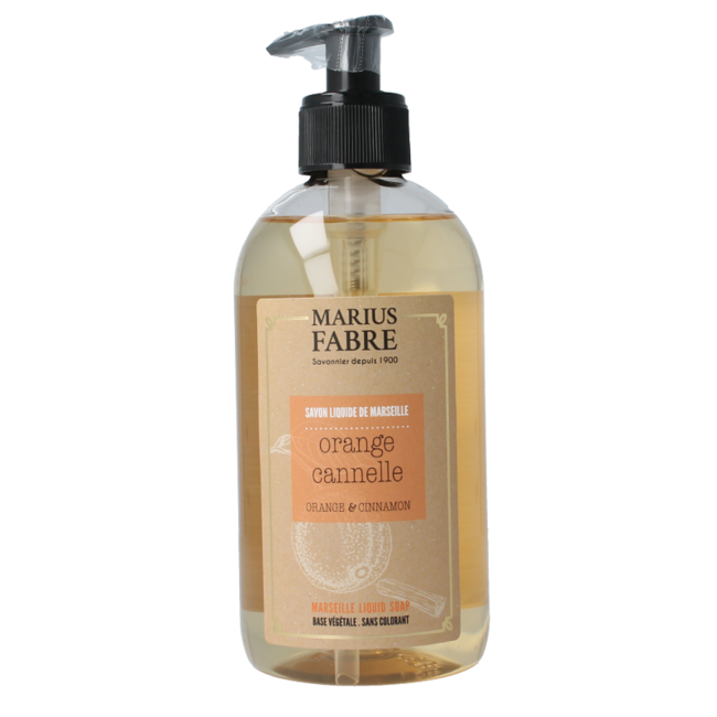 Sapone Marius Fabre Arancia e Cannella con Pompa 400 Millilitri