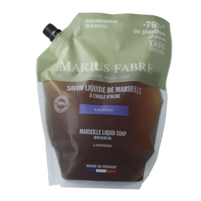 Recambio de jabón líquido de lavanda Marius Fabre 1 litro