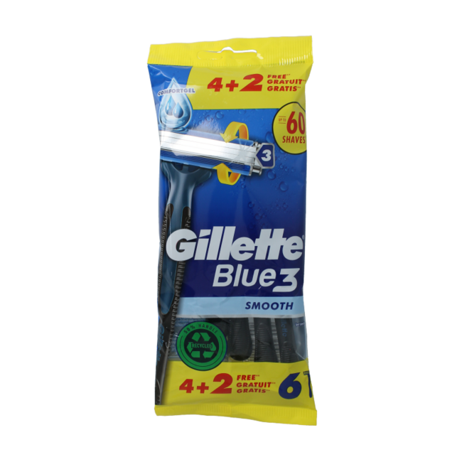 Gillette Blue 3 Einwegrasierer 6 Stück