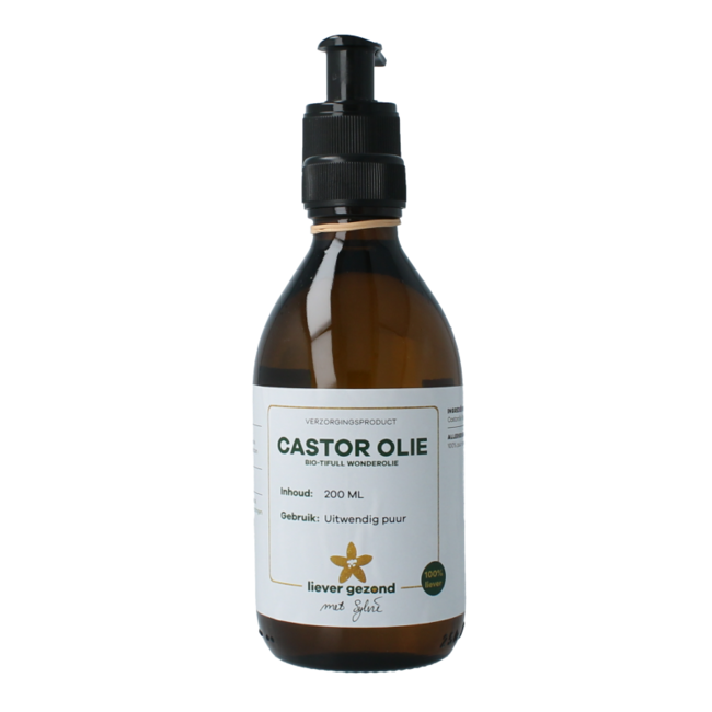 Liever Gezond Aceite de ricino 200 mililitros