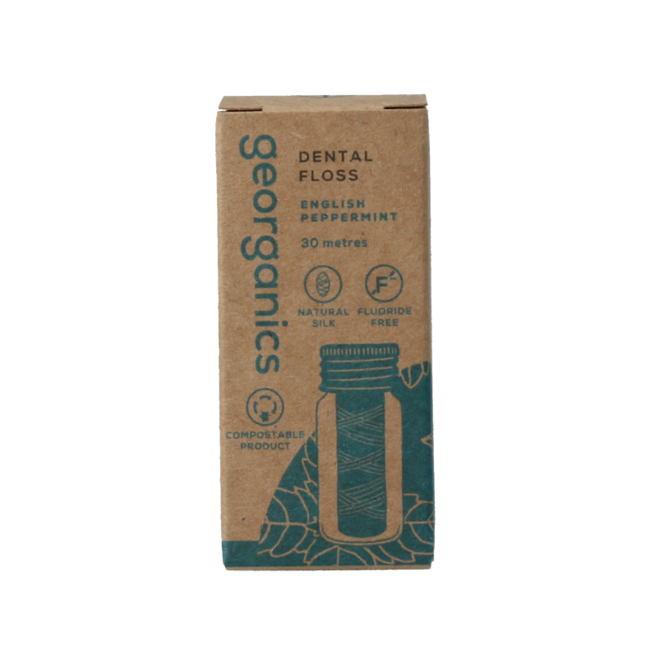 Seda dental Georganics menta inglesa 30 metros 1 unidad
