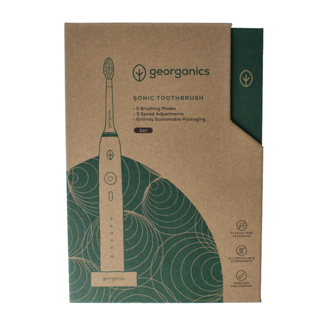 Georganics Sonic Toothbrush Set 1 Set