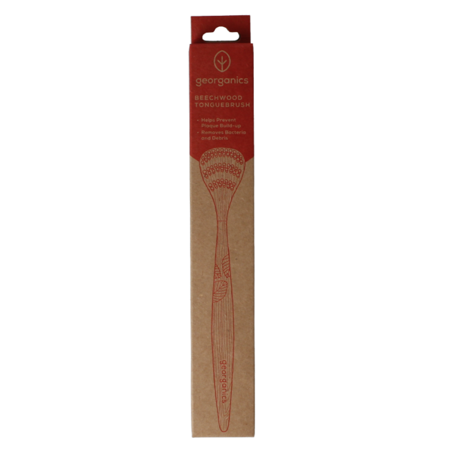 Beechwood tongue brush medium 1 piece