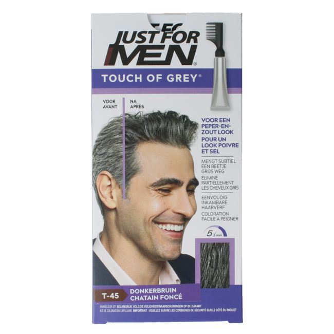 Just For Men Touch of Grey T-45 Dark Brown 40g