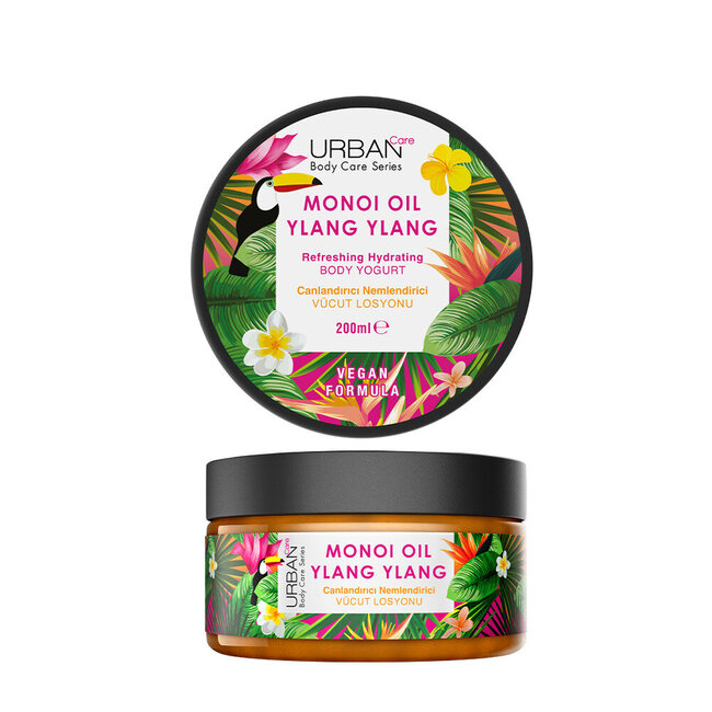 Urban Care Monoi & Ylang Ylang Erfrischendes Körperjoghurt 200 Milliliter