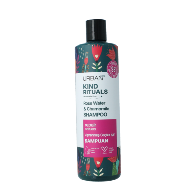 Urban Care Kind Rituals Rose Water & Chamomile Shampoo 400ml