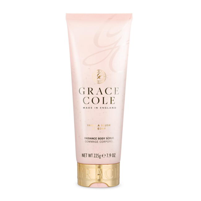 Grace Cole Scrub Corpo Illuminante Vaniglia e Peonia 225 Grammi