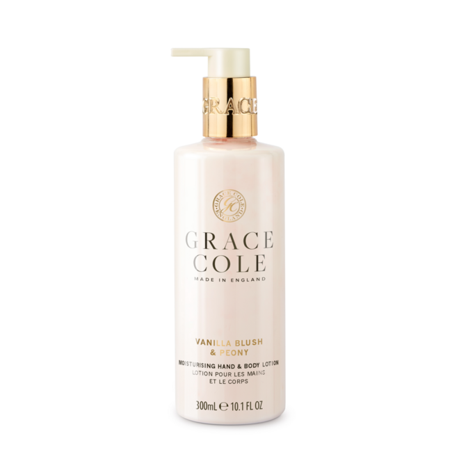 Lotion mains et corps Grace Cole Vanilla Blush & Peony 300 ml